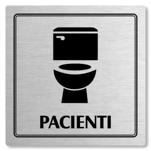 Piktogram WC pacienti